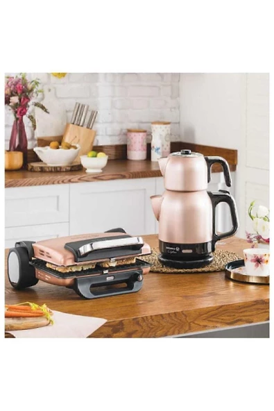 KORKMAZ A331-02 Çaytema Çay Makinesi Rosegold - 2