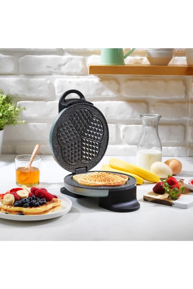 SCHAFER Waffle Express Waffle Makinesi - Yeşil