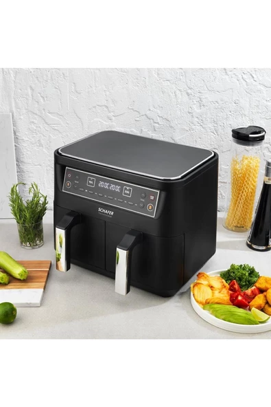 SCHAFER Thermochef Dual Dijital Airfryer/Sıcak Hava Fritözü - 2