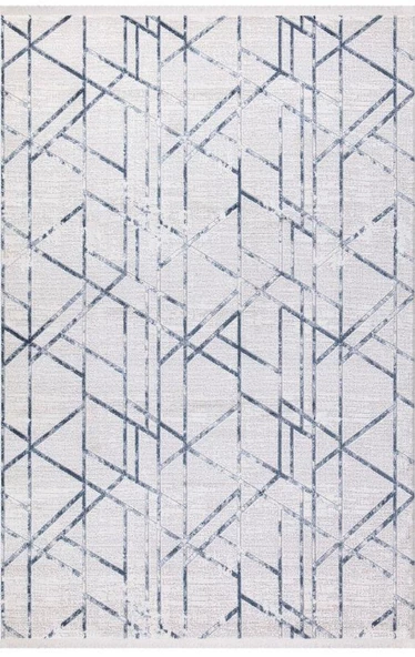 Vivaldi Halı Zara 1006 Mavi Serisi Akrilik Salon Oturma Yatak Odası Halısı