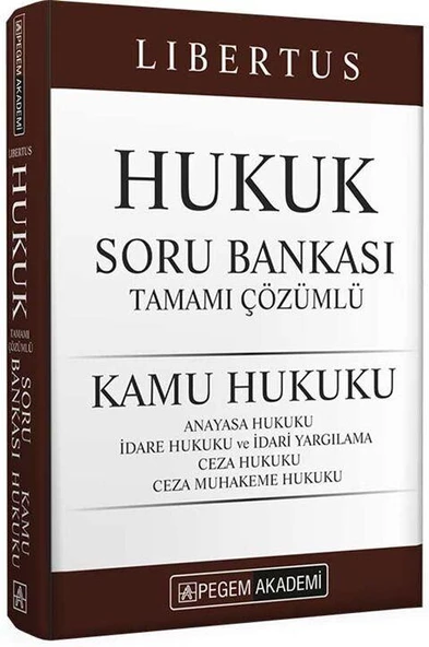 KPSS A Grubu Libertus Hukuk Soru Bankası Pegem Yayınları