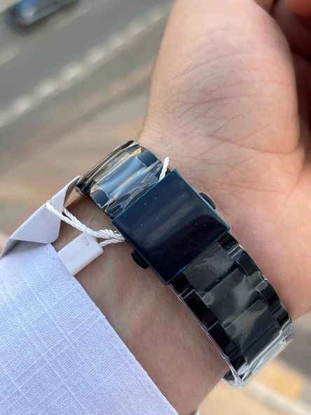 Ferro Çelik Kordon Takvimli Kadran 30 Mt Suya Dayanıklı Erkek Kol Saat EFM11911-R - Resim 5