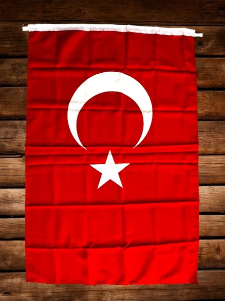 50X75 Cm  Alpaka Kumaş Türk Bayrağı 1. Kalite - Resim 5