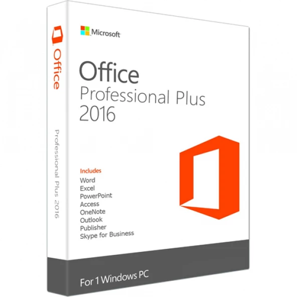 Office 2016 Pro Plus Retail Dijital Lisans Anahtarı