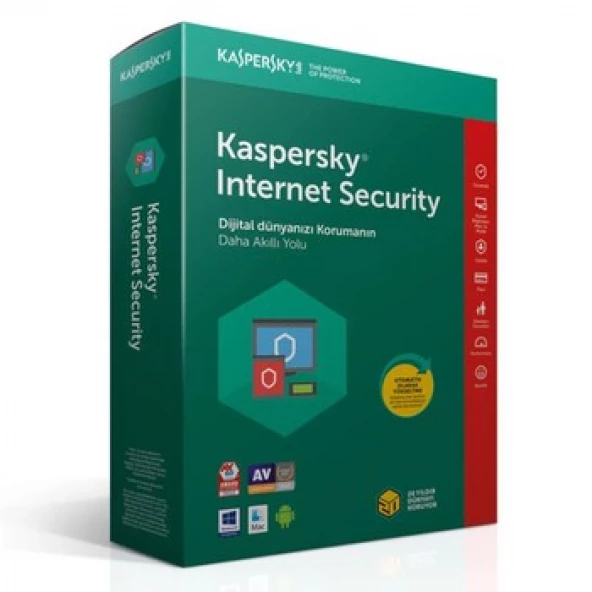 KASPERSKY Internet Security Türkçe 1 Bilgisayar