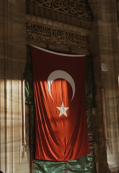 150x225 Cm Raşel Kumaş Türk Bayrağı 1. Kalite Kumaş Dikim - Resim 4