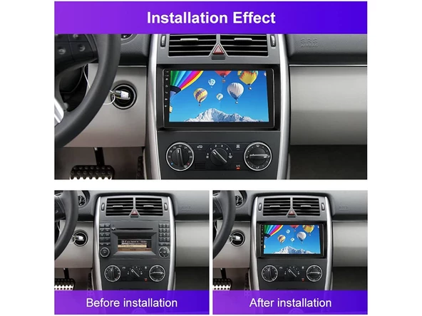 Mercedes A Serisi W169 Android Multimedya Sistemi (2004-2012) 2 GB RAM 32 GB Hafıza 4 Çekirdek Navibox - 11