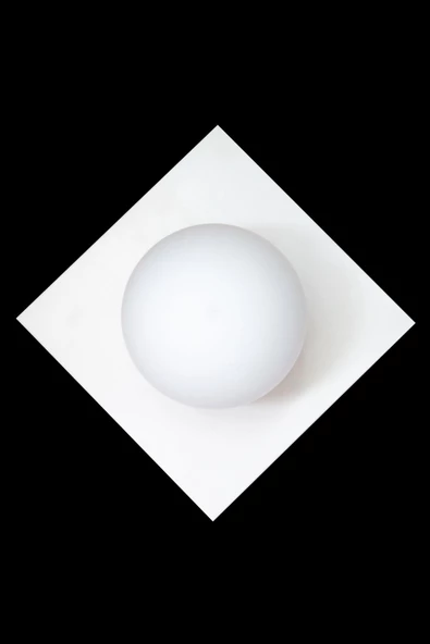 D-light Kare Aplik Beyaz