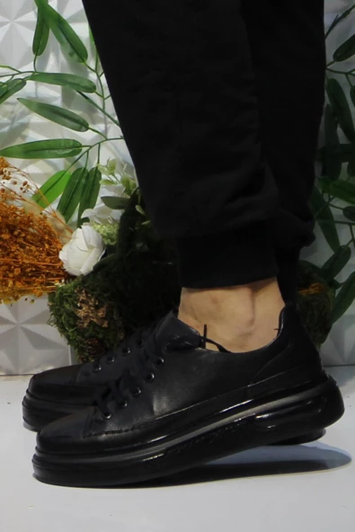 M.P 242 1870 Siyah Rahat Orijinal Ürün Hakiki Deri Erkek Ayakkabı - Resim 3