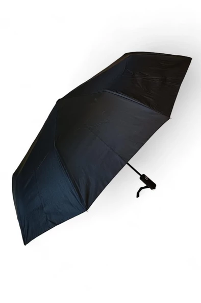 Full Otomatik 10 Telli 100 Cm Çap Siyah Renk Şemsiye 32 Cm Kapalı Boyut - 4