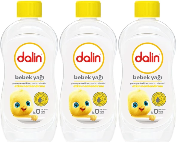 Dalin Bebek Yağı 300ML Klasik Etkin Nemlendirici (3 Lü Set)