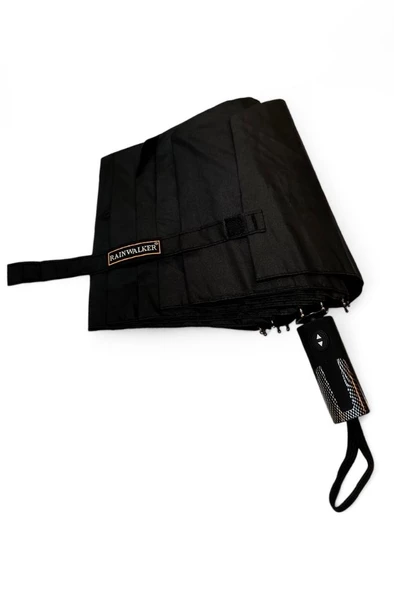 10 Telli Rainwalker Şemsiye 30 Cm Boy 100 Cm Çap Siyah Renk Full Otomatik - 3