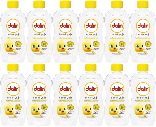 Dalin Bebek Yağı 300ML Klasik Etkin Nemlendirici (12 Li Set)