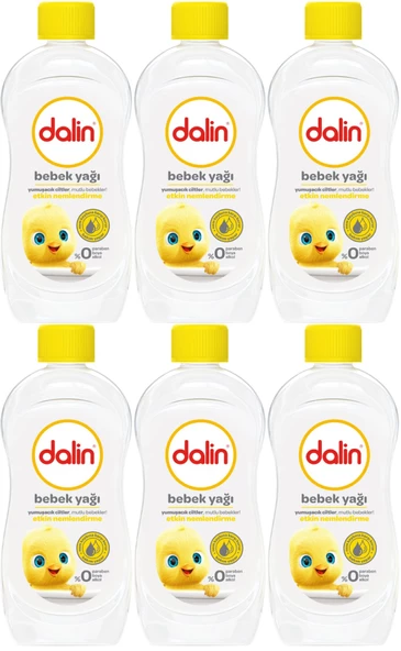 Dalin Bebek Yağı 300ML Klasik Etkin Nemlendirici (6 Lı Set)