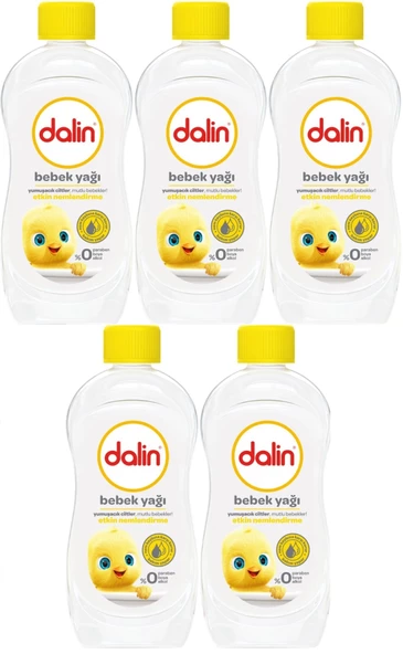 Dalin Bebek Yağı 300ML Klasik Etkin Nemlendirici (5 Li Set)