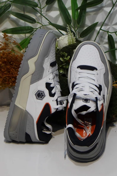 Lumberjack Murrıel Beyaz Lacivert Rahat Orijinal Ürün Sneaker Erkek Ayakkabı - Resim 5