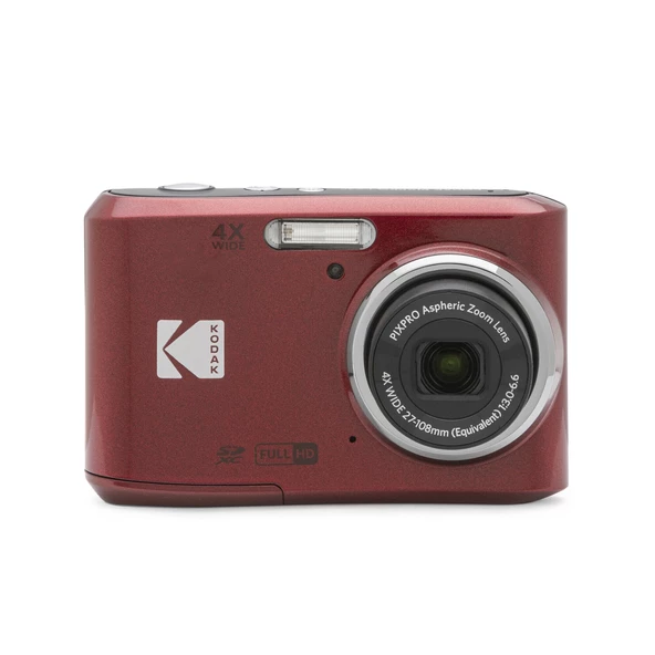 Kodak Friendly Zoom FZ45/4x Yakınlaştırma Dijital Fotoğraf Makinesi-Kırmızı - Resim 3