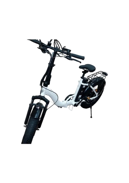 CORELLİ VONIQ RIM 20 JANT ELEKTRİKLİ BİSİKLET KATLANIR FAT Bike Beyaz - 2