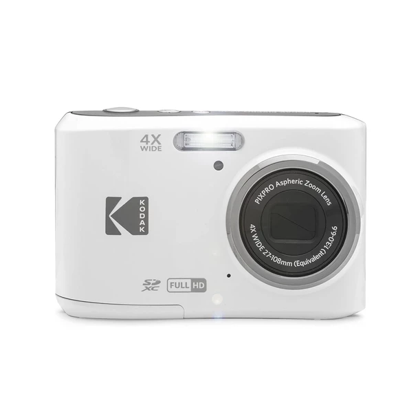 Kodak Friendly Zoom FZ45/4x Yakınlaştırma Dijital Fotoğraf Makinesi-Beyaz - Resim 2