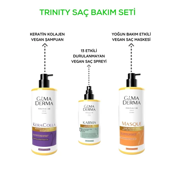 Trinity Vegan Saç Bakım Seti - 2