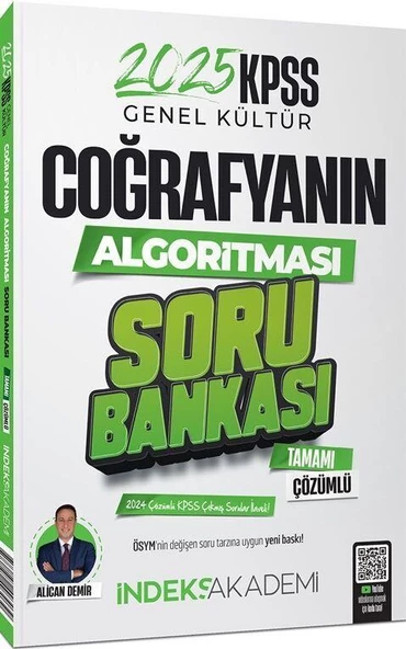 2025 KPSS Coğrafyanın Algoritması Soru Bankası İndeks Akademi