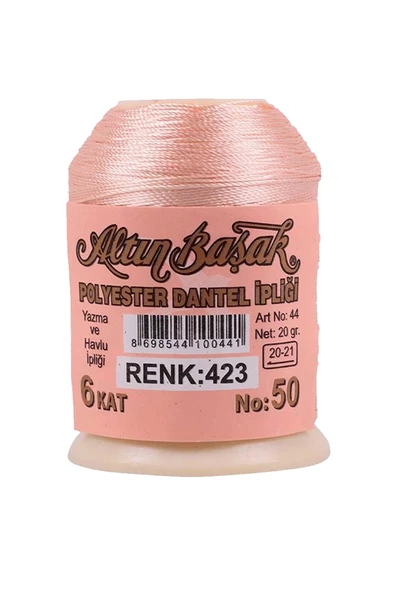 3 Adet Altınbaşak Oya ve Dantel İpi 20 gr - Royaleks - No: 423 - 3