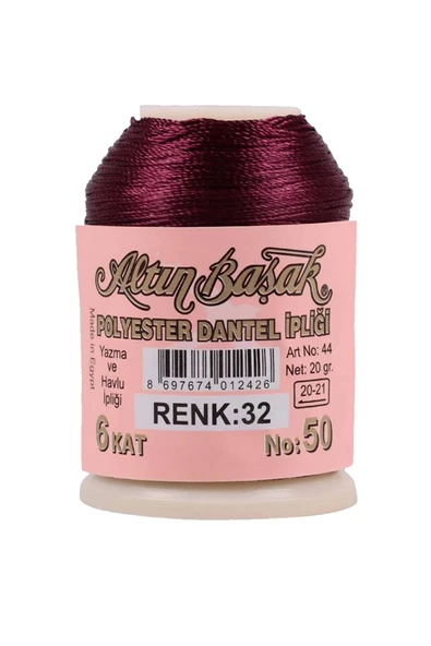 3 Adet Altınbaşak Oya ve Dantel İpi 20 gr - Royaleks - No: 032 - 3