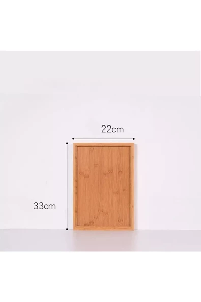Bambu Çok Amaçlı Düzenleyici Sunum Tepsisi (33 Cm X 22 Cm) Royaleks-81287 - 7