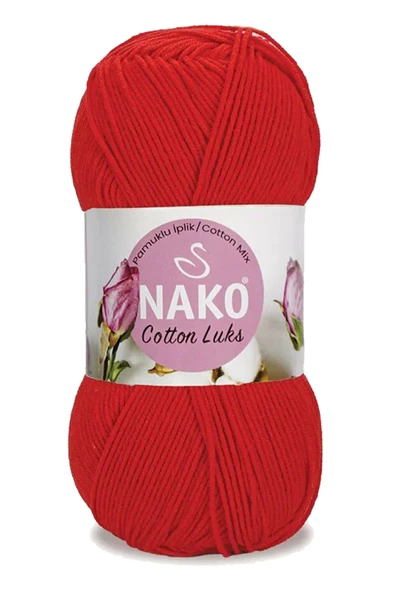 5 Adet Cotton Lüks Yelek Tunik Kazak Bluz Hırka İpi Yünü Kırmızı 97573 - 2