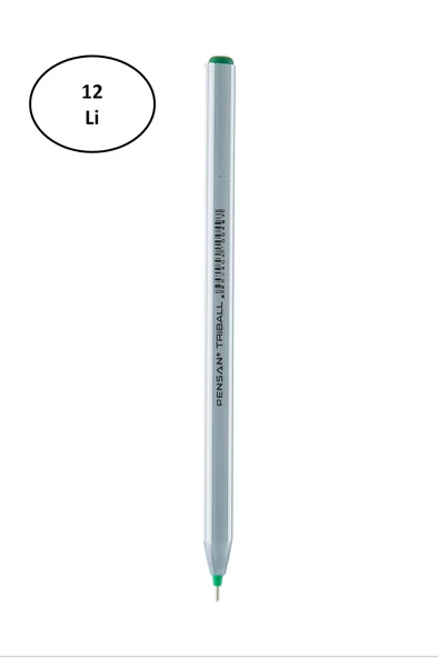 Pensan Trıball Tükenmez Kalem Yeşil 12.Li 1 mm - 4