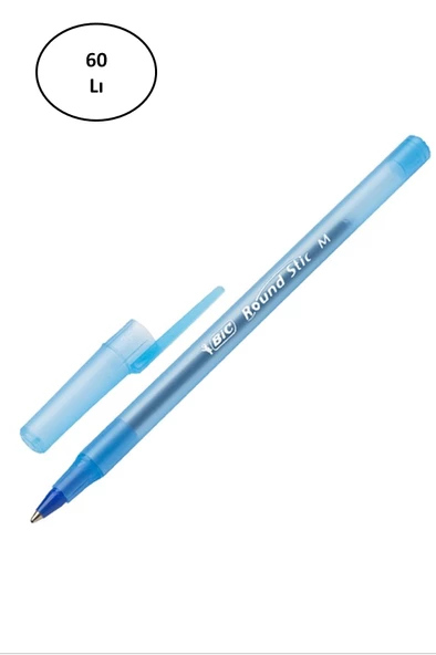 Bic Round Stic Tükenmez Kalem Mavi 60'lı - 2