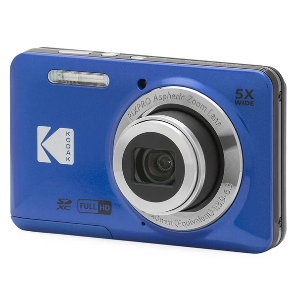 Kodak Friendly Zoom FZ55/5x Yakınlaştırma Dijital Fotoğraf Makinesi-Mavi - Resim 2