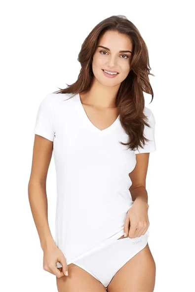 Emilylux Kom Basic V Yaka T-Shirt