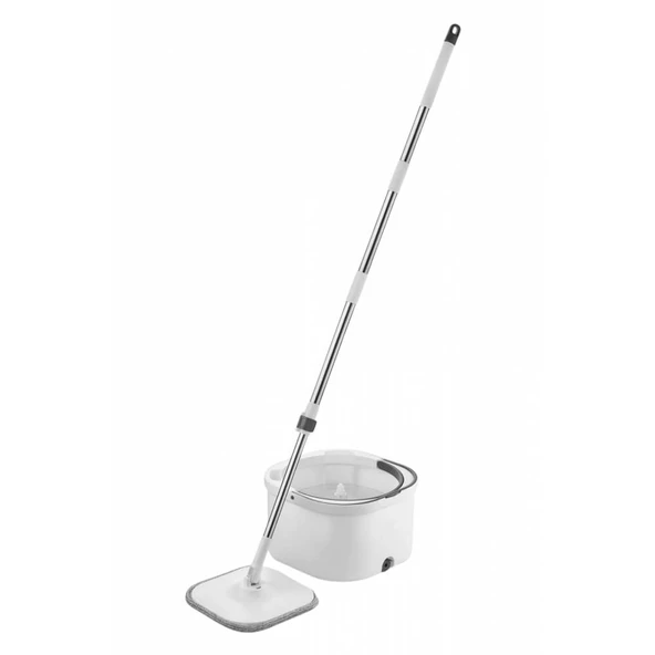 Piev Cool Mop Prime Kirli Temiz Su Bölmeli Elit Temizlik Seti Beyaz - 5
