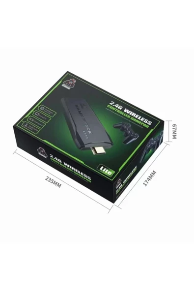 Tekno Faresi 2.4g Kablosuz Çift Kol Retro Oyunlar uktra 4k Game Stick 15000 Oyun Atari M8 - 4