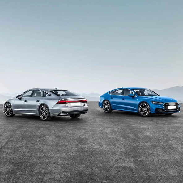 Audi A7 2019-2024 Sol Ön Kapı Cam Düğme Takımı Full Krom 4K0959851C - Resim 2