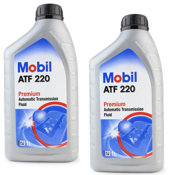 Mobil Atf 220 Kırmızı Şanzıman ve Direksiyon Yağı 2 x 1 Litre