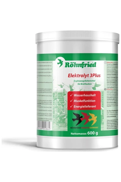 Elektrolyt 3plus Kombine Elektrolit Karışımı 600 G