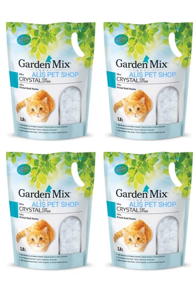 Gardenmıx Sılıka Kedi Kumu 1.4 Kg - 3.8 L X 4 ADET