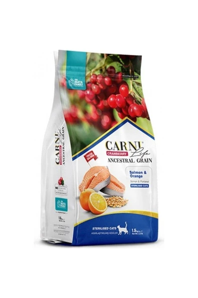 Carni-life Salmon&orange Sterilized Adult Cat 10 Kg.