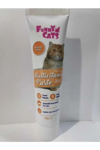 Funny Paste Multivitamin Kedi Macunu 100 Gr