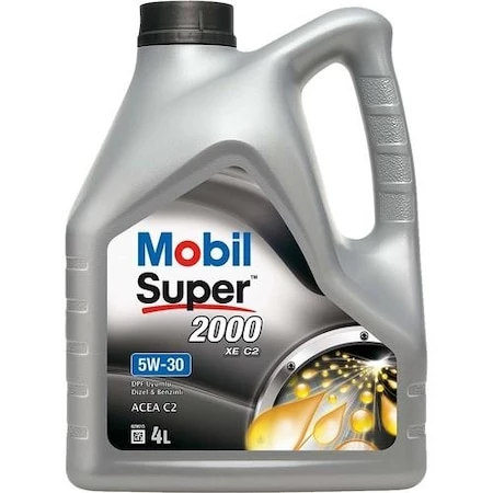 Mobil Super 2000 XE C2 5W-30 Motor Yağı 4 Litre - ACEA C3