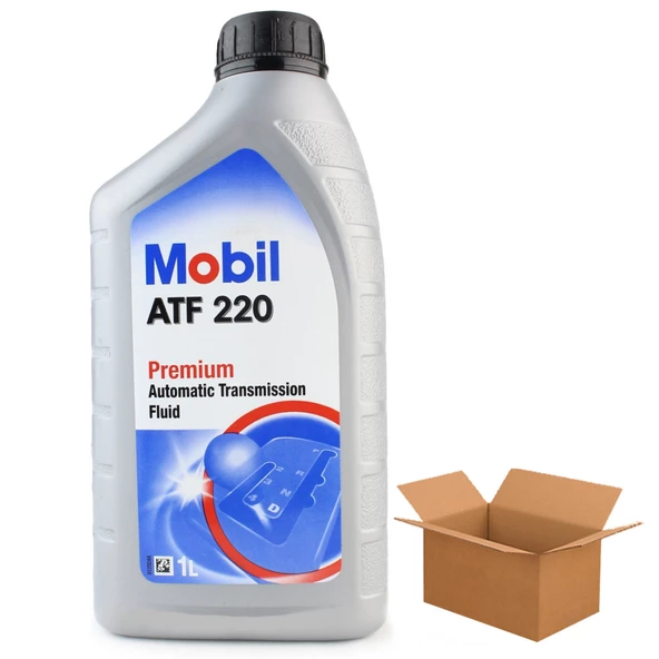 Mobil Atf 220 Kırmızı Şanzıman ve Direksiyon Yağı 12 x 1 Litre