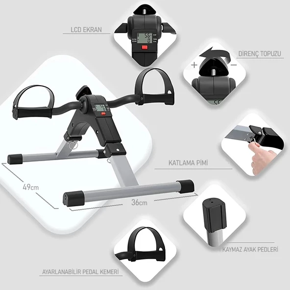 Dynamic  Portatif  Mini  Bike Kondisyon Bisiklet - 4