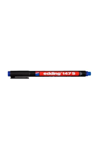 Edding Asetat Kalemi 147-03 S Silgili Mavi ( 10 Adet )