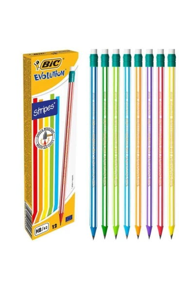 Bic Evolutıon 646 Silgili Kurşun Kal 12Li 8960342 ( 12 Adet )