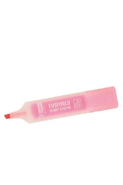 Mikro 6261-12 Fosforlu Kalem Pembe ( 12 Adet )