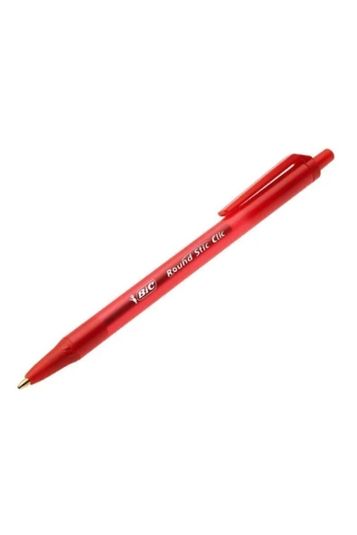 Bic Round Stıc Basmalı Tkmz Kırmızı 20Li 926375 ( 20 Adet )
