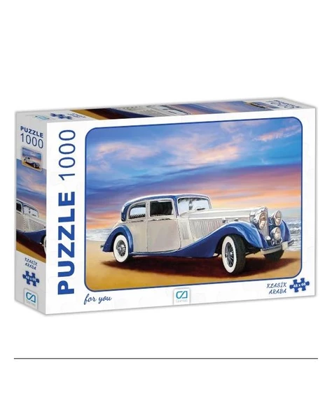 Klasik Araba 1000 Parça Puzzle