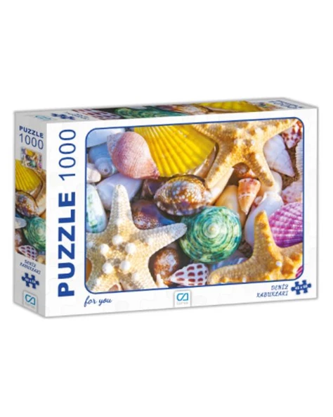 Deniz Kabukları 1000 Parça Puzzle